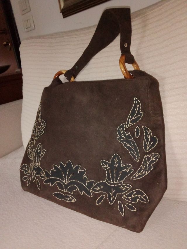 borsa marrone