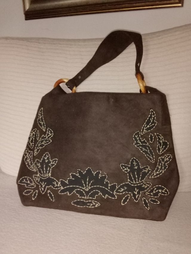 borsa marrone