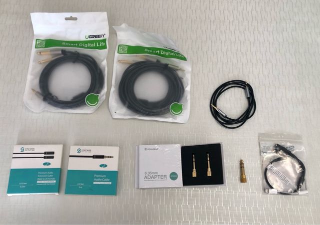 Cables y adaptadores de audio (podcasting, etc)