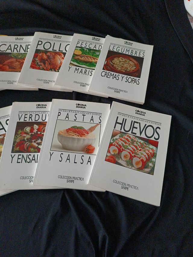 Colección completa 11 libros de cocina.