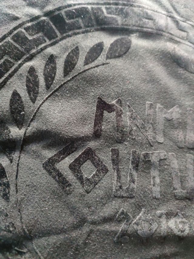 mnml minimal t-shirt nera logo