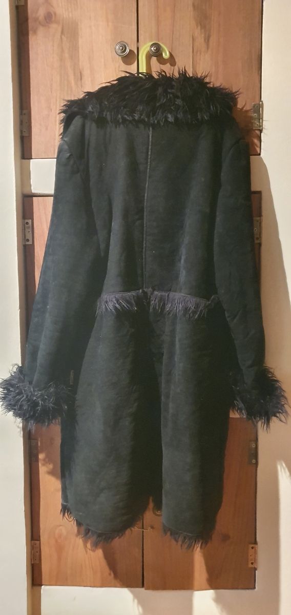 Abrigo 3/4 piel melocotón T.XL