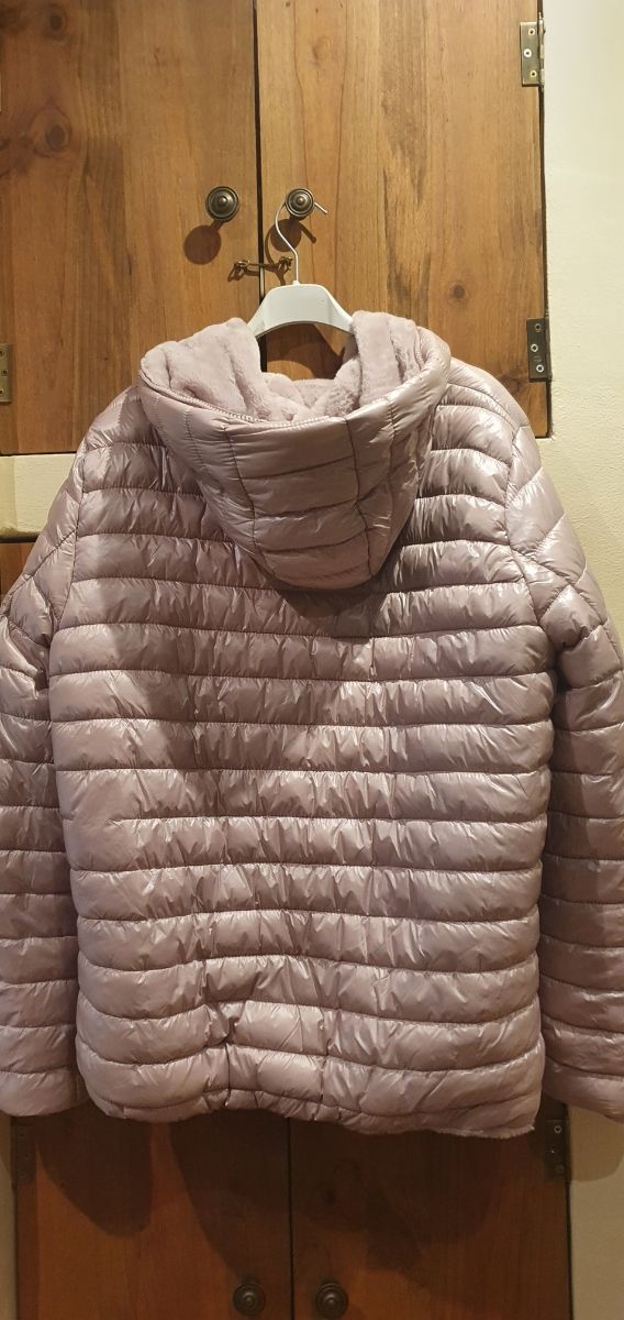 Chaqueta reversible T.XL rosa