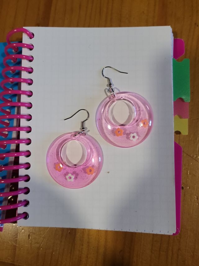 pendientes Resina epoxi