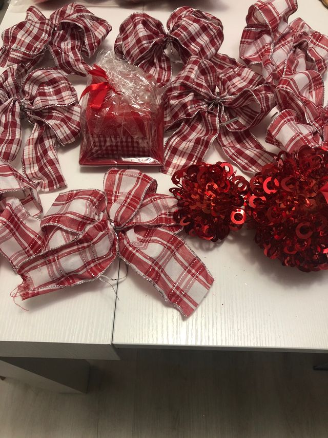 Addobbi natalizi 10 pezzi +candela omaggio