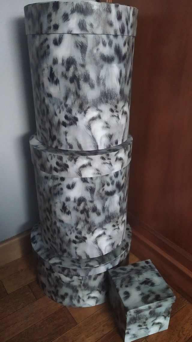 juego de 4 cajas de almacenaje