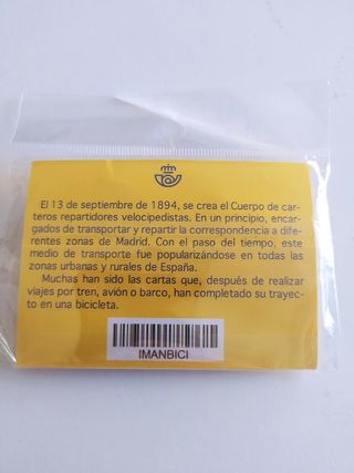Imán de nevera carteros velocipedistas