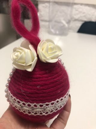 Palline di Natale fatte a mano 