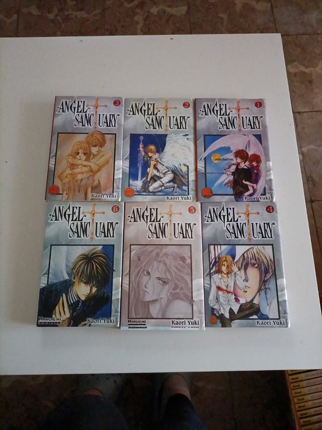 Angel Sanctuary de Kaori Yuki, tomos 1 al 6.