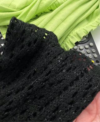 Chaqueta torera calada negra 