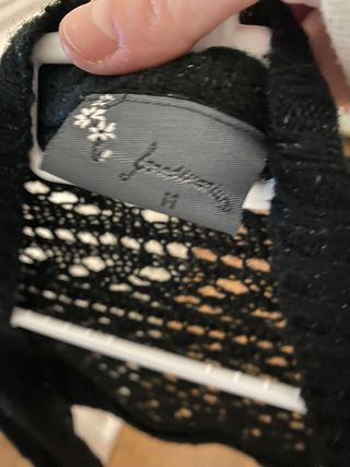 Chaqueta torera calada negra 