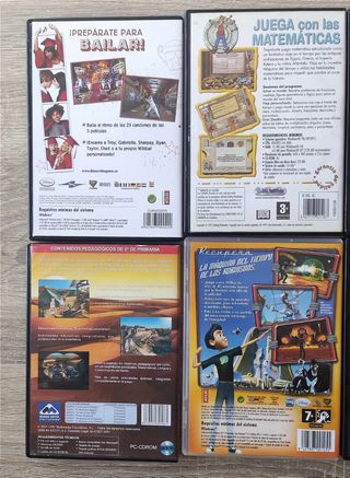 Pack de 6 videojuegos para PC