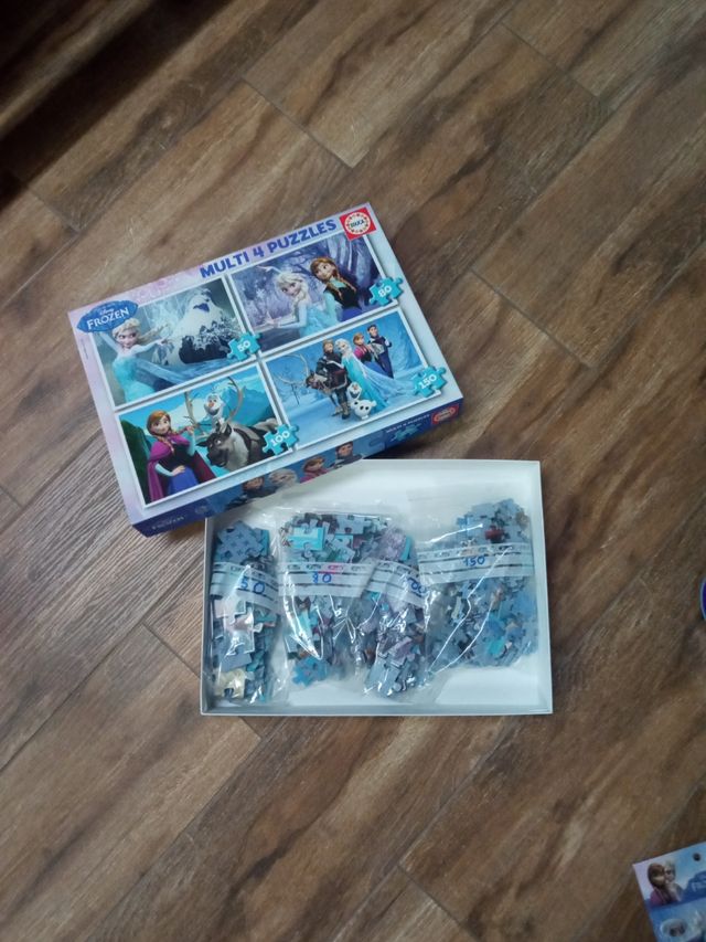 Diario secreto electrónico y puzzles de Frozen