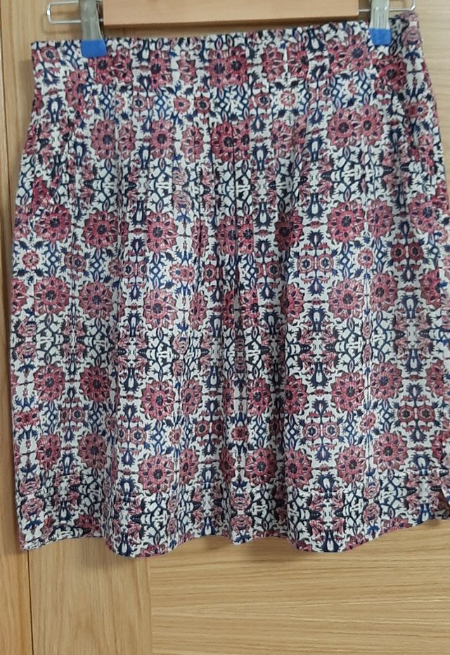 Falda estampada Promod