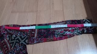 Vestido midi patchwork Zara