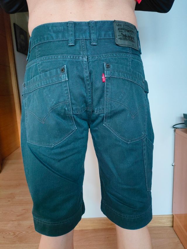 Bermudas Vaqueras Levi's. Talla 30. #Vintage