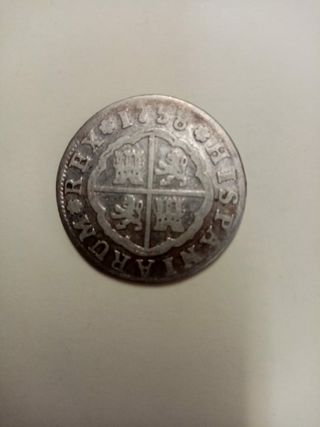 Fernando VI, rey de España, moneda de plata de 2 r