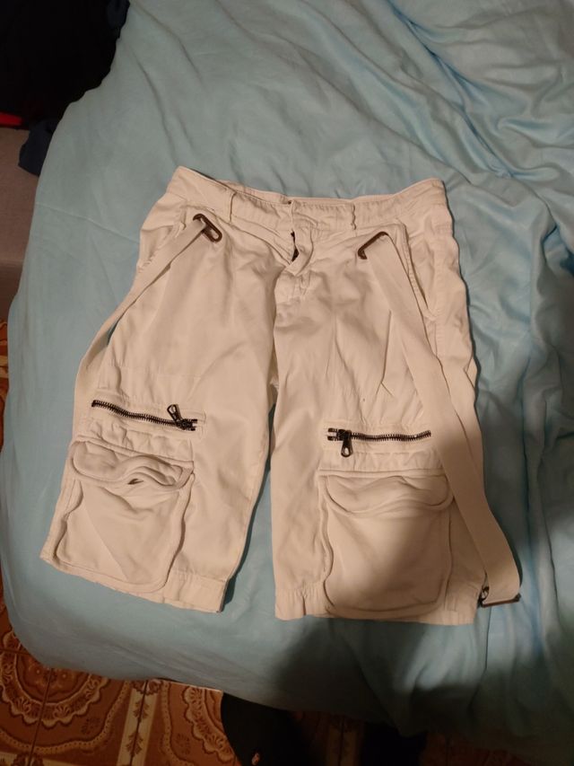 pantaloncini con bretelle Frankie morello