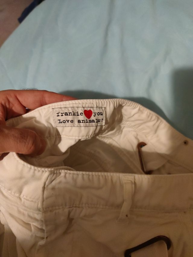 pantaloncini con bretelle Frankie morello