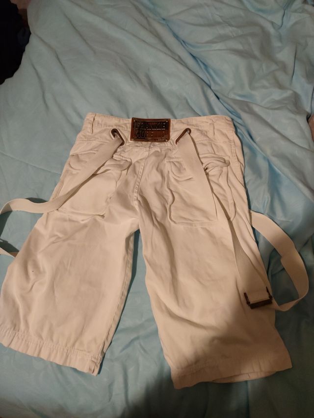 pantaloncini con bretelle Frankie morello