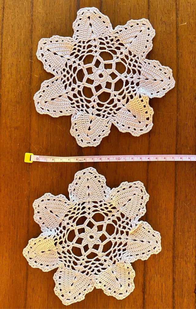 Antiguo Posavasos / tapete/ mantel/ de ganchillo