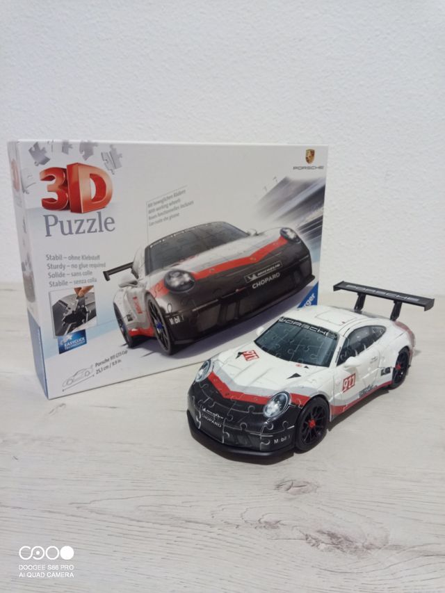 coche puzzle 3D