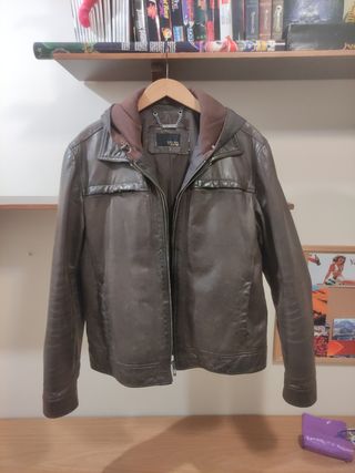 Chaqueta de cuero Zara L