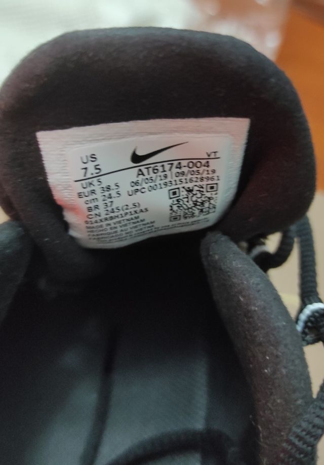 zapatillas nike, negras