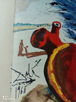 Reproducción del original de Salvador Dalí