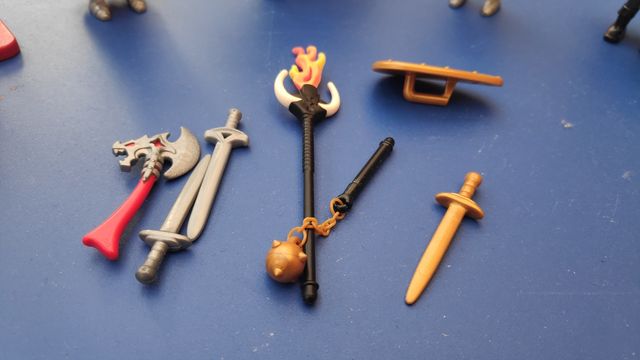 Playmobil caballeros modernos