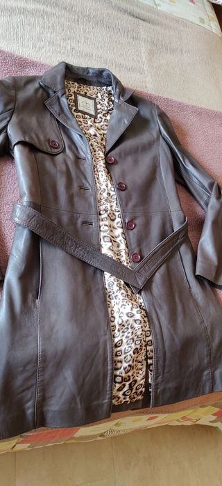 Chaquetón piel mujer