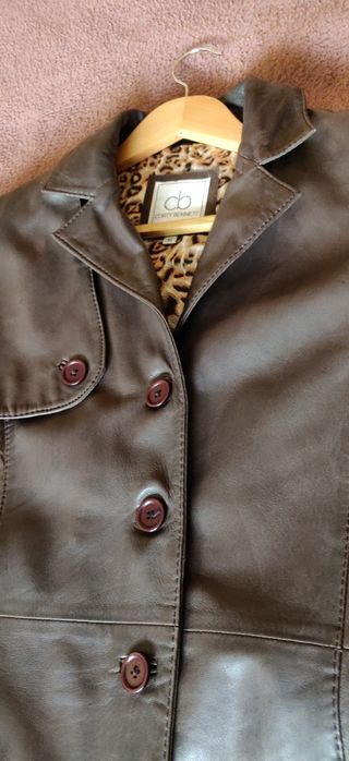 Chaquetón piel mujer