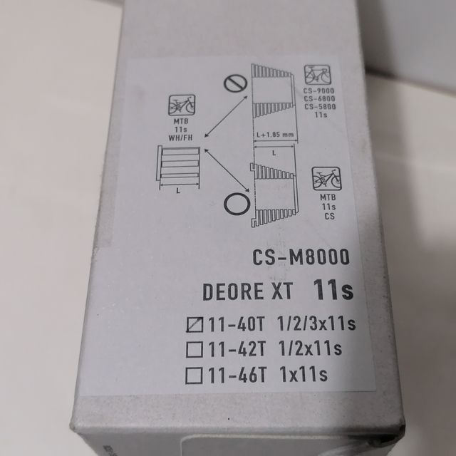 CASSETTE SHIMANO DEORE XT- 11 VELOCIDADES