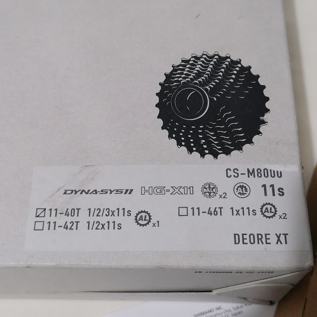 CASSETTE SHIMANO DEORE XT- 11 VELOCIDADES