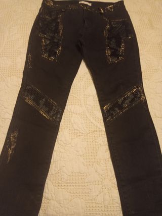 conjunto vaquero y chaleco