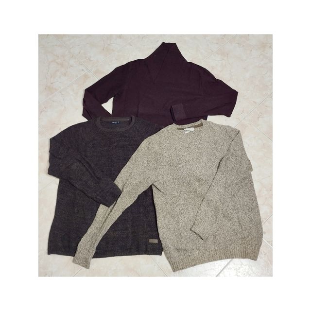 Lote 2 jerseys hombre (M)