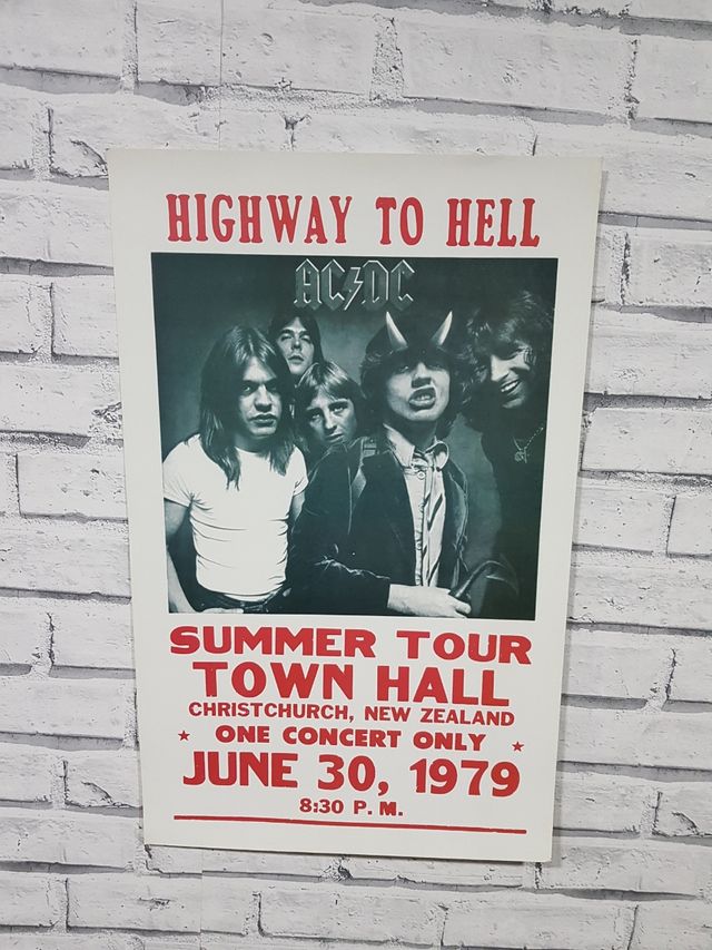 AC/DC REPRO POSTER GRAN TAMAÑO VARIOS USOS COLECCI