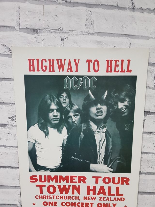 AC/DC REPRO POSTER GRAN TAMAÑO VARIOS USOS COLECCI