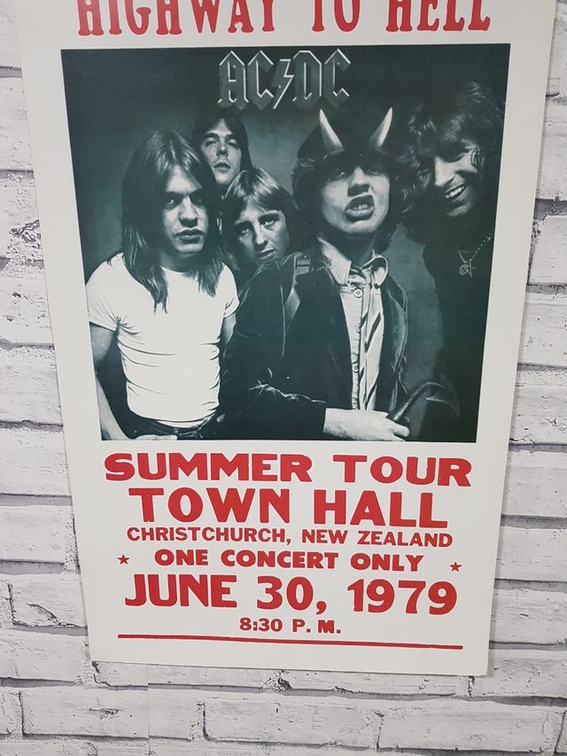 AC/DC REPRO POSTER GRAN TAMAÑO VARIOS USOS COLECCI