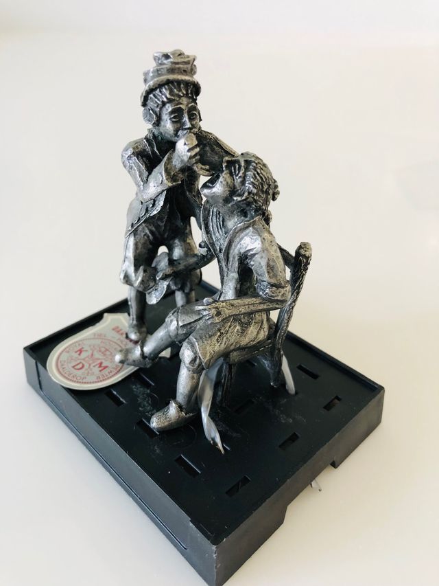 Figura coleccionismo Dentista de metal