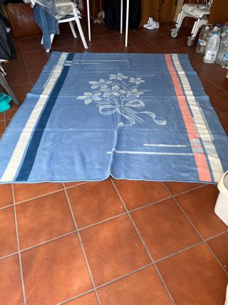 Cobertor o manta cama reversible 