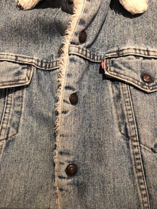 Chaqueta vaquera levis borrego