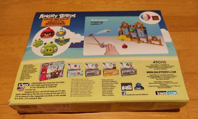 Juego mesa Angry Birds, America's Building Toy