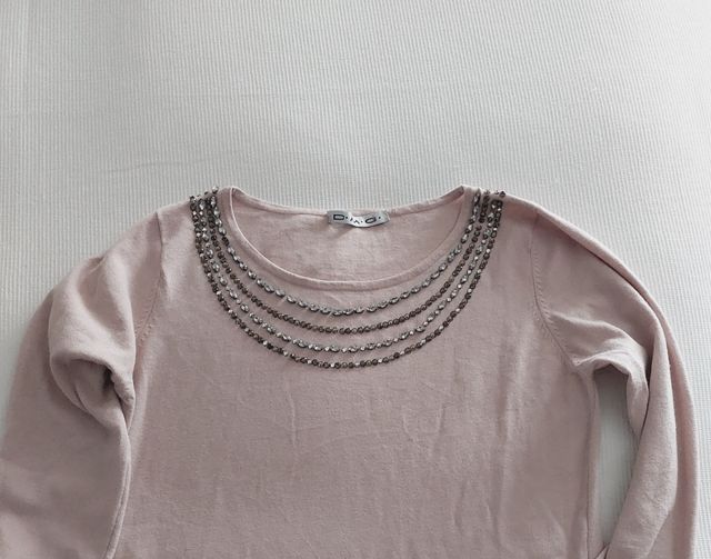 Camiseta/jersey de mujer, color palo de rosa, mezc