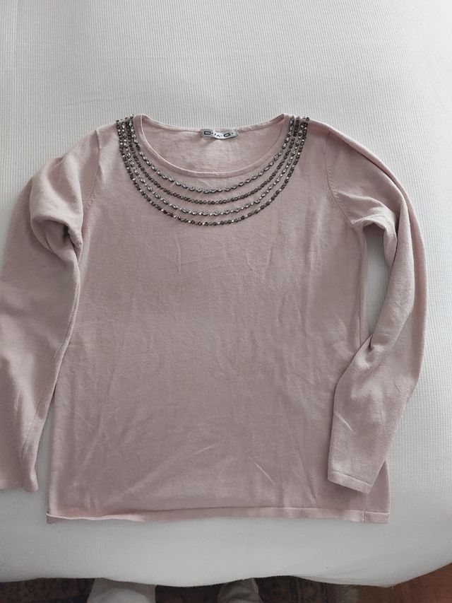 Camiseta/jersey de mujer, color palo de rosa, mezc