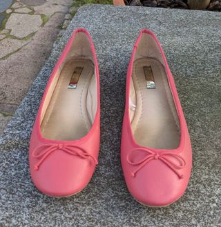 Bailarinas rosa coral 