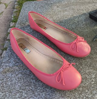 Bailarinas rosa coral 