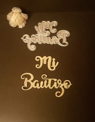 Troquel Mi Bautizo 