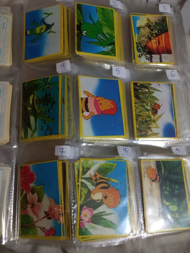 cromos las aventuras de abeja maya - danone