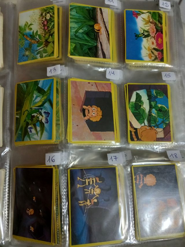 cromos las aventuras de abeja maya - danone